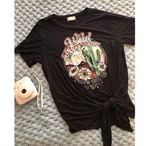 Vintage Wild Flower Women’s Western Tee